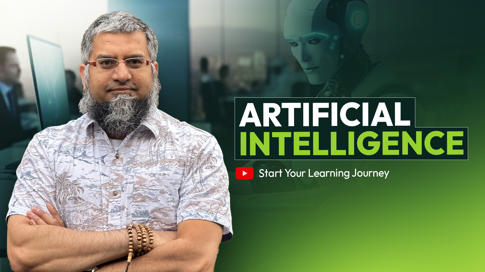 Zeeshan Usmani teaching the Artificial Intelligence course, explaining real-world AI concepts, models, and practical applications