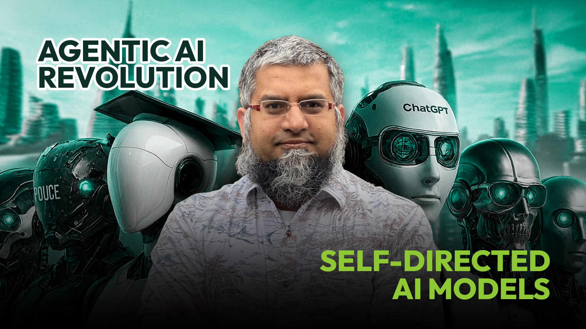 Zeeshan Usmani presenting the rise of Agentic AI and its impact on technology, work, and innovation