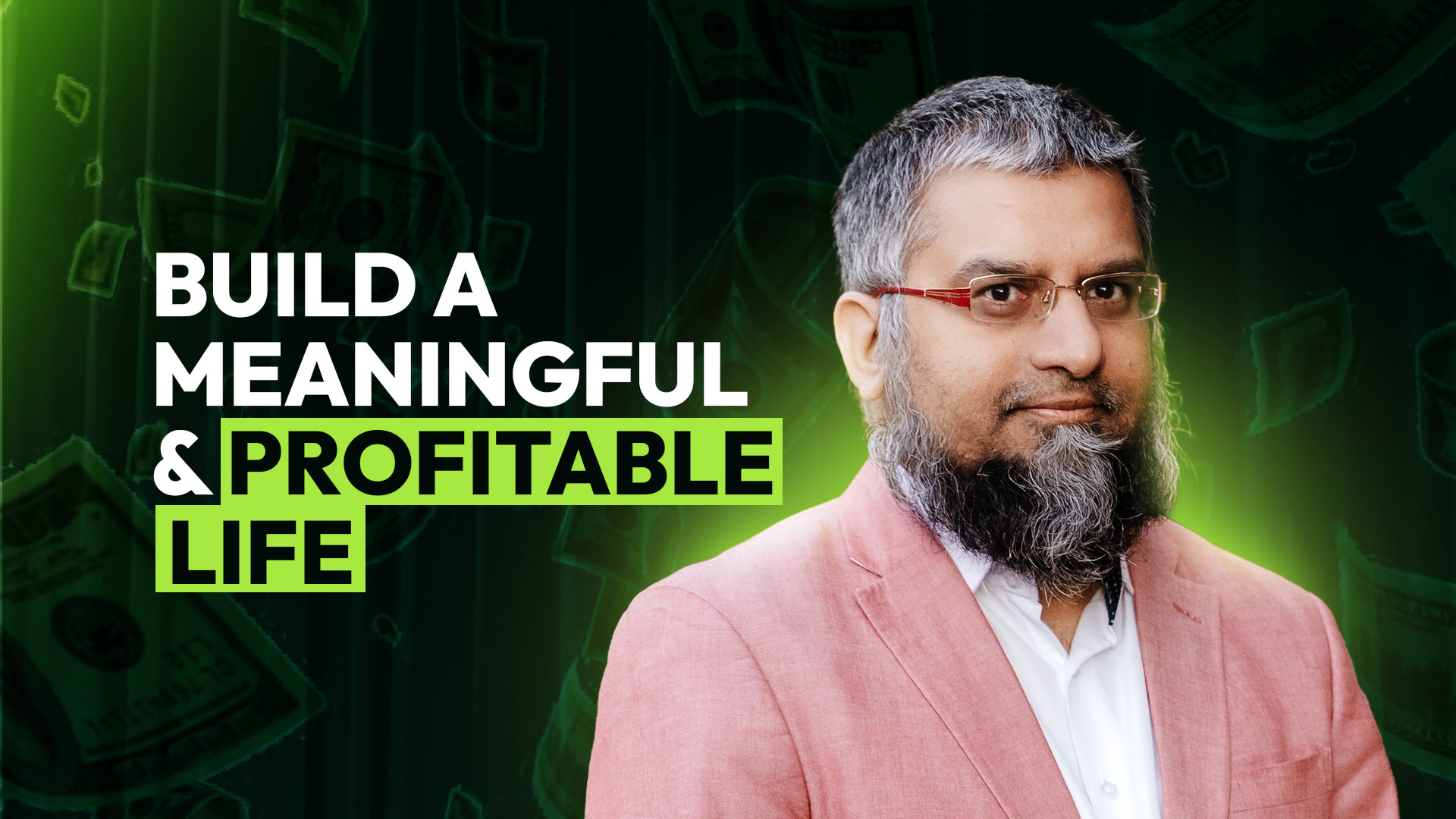 Zeeshan Usmani teaching how to design a meaningful and profitable life through purpose and planning