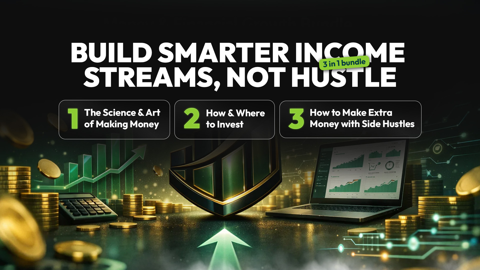 Zeeshan Usmani’s Money and Financial Growth bundle focused on investing, income building, and practical financial understanding